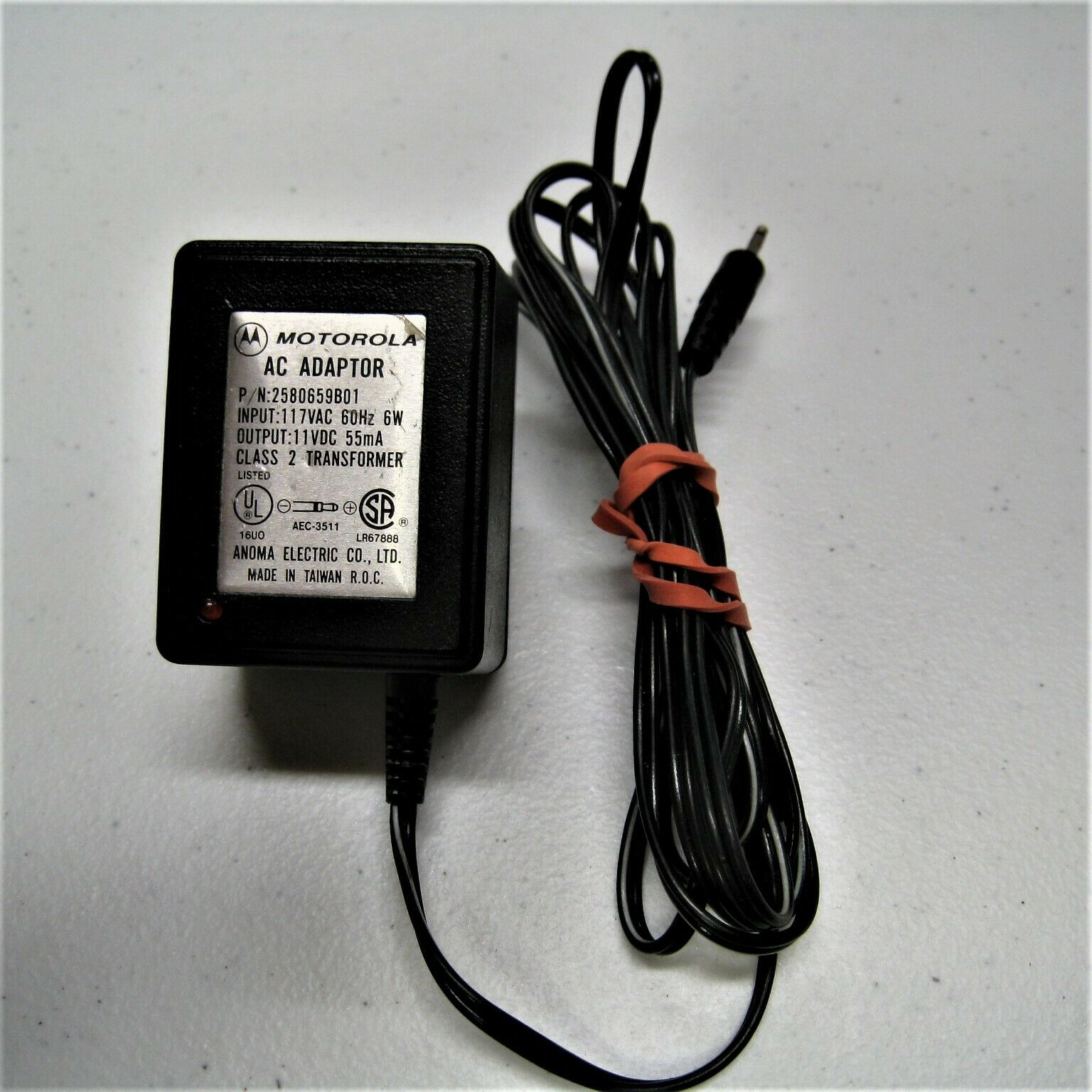 New Motorola 2580659B01 Power Supply AC Adapter Charger 11VDC 55mA Radio - Click Image to Close